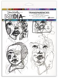 Media Transparencies Abstract Portraits Set 2