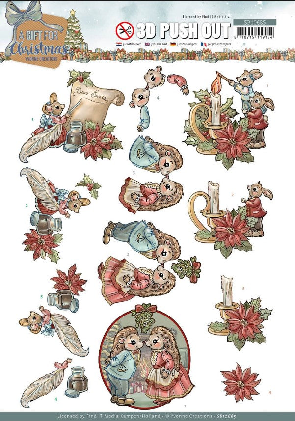 Dear Santa 3D Embellishments