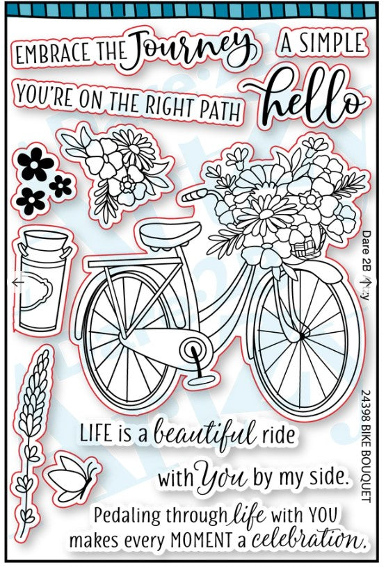 Bike Bouquet Stamp and Die