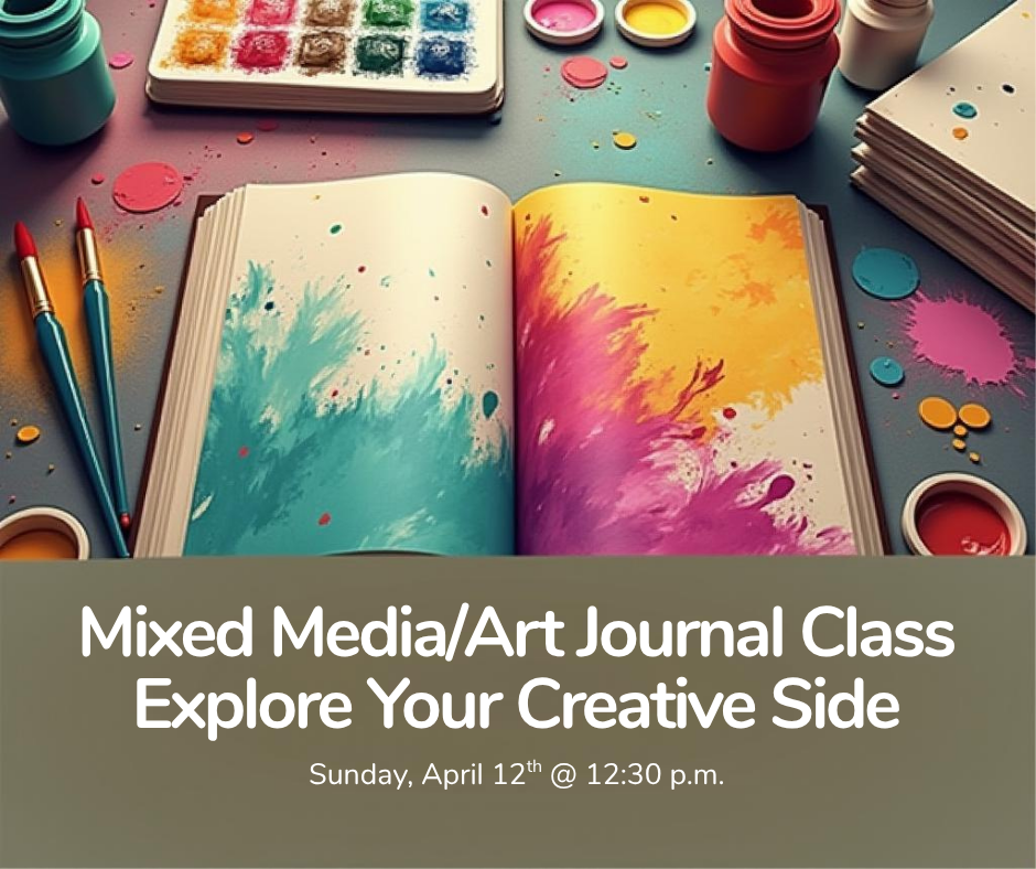 Mixed Media Art/ Journal Magic! April 2026