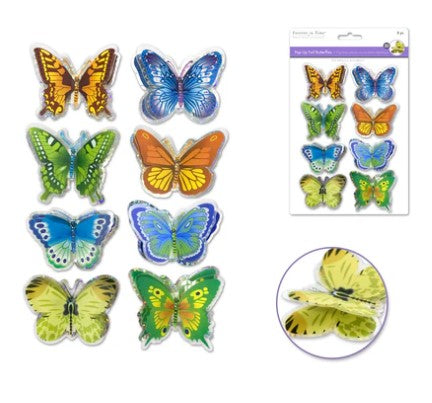 Multi-Color Butterfly Dimensional Stickers (Copy)