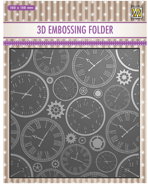 Time 3D Embossing Folder