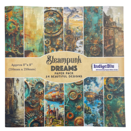 Steampunk Dreams 8 x 8 Paper Pad