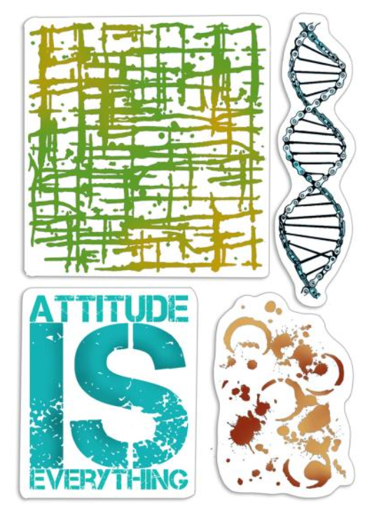 Attitude is Everything Stamp Set