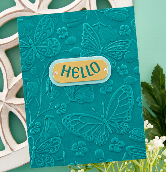 Beautiful Butterflies Embossing Folder