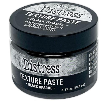Black Opaque Distress Grit Paste