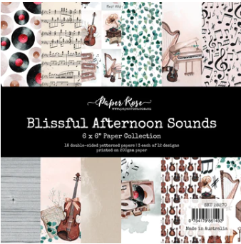 Blissful Afternoon Sounds 6 x 6 Paper Collection