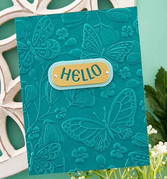 Beautiful Butterflies 3d Embossing Folder