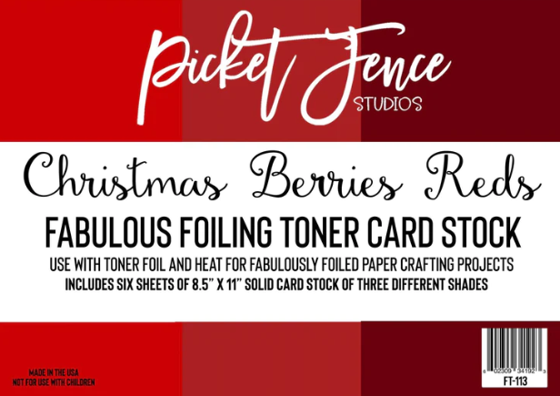 Christmas Berries Toner Cardstock
