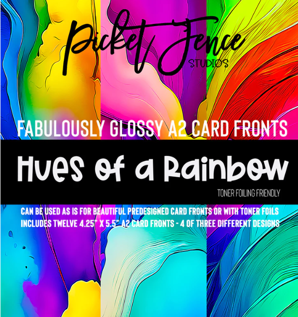 Colors of the Rainbow A2 Toner Card Fronts