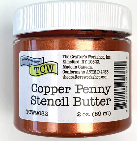 Copper Penny Stencil Butter