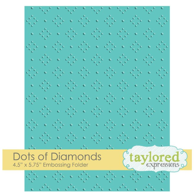 Dots of Diamonds Embossing Folder