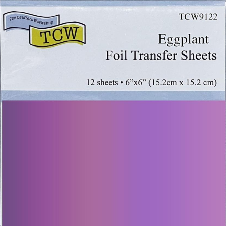 Eggplant Foil Transfer Sheets