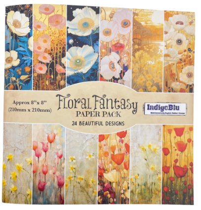 Floral Fantasy 8 x 8 Paper Pad