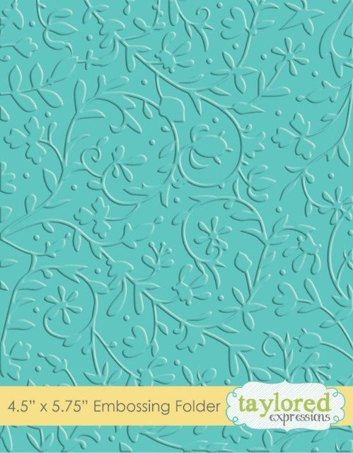 Floral Vine Embossing Folder