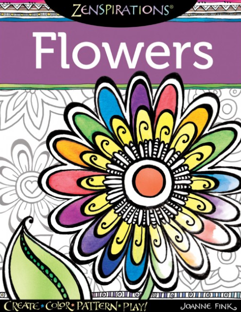 Flowers Zenspiration Coloring Book