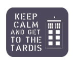 Keep Calm - Tardis