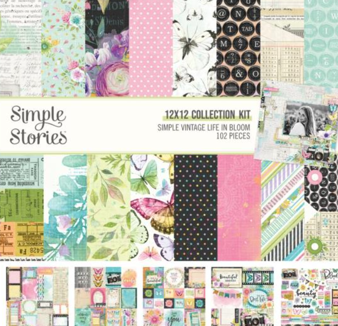 Simple Vintage Life in Bloom Collection