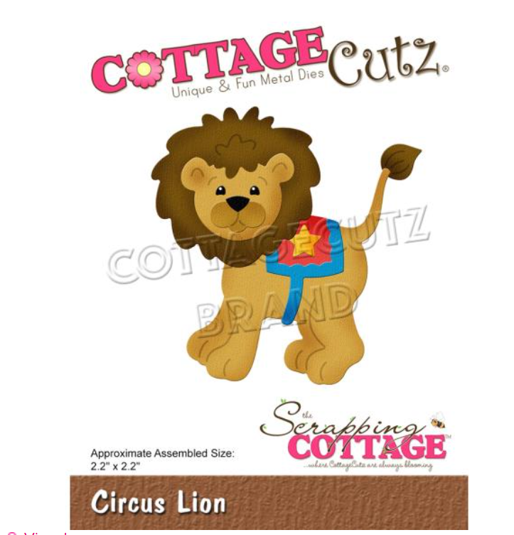 Circus Lion Die Cut