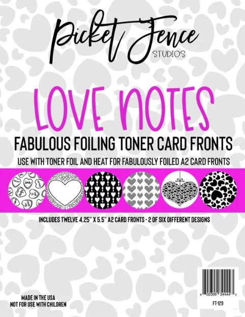 Love Notes Toner Sheets