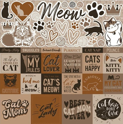 Meow Majesty 12 x 12 Paper Bundle