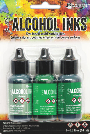 Mint Green Spectrum Alcohol Ink Set