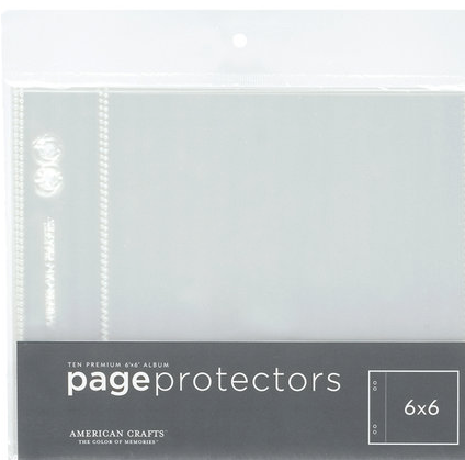 Memorology 6 x 6 Page Protectors