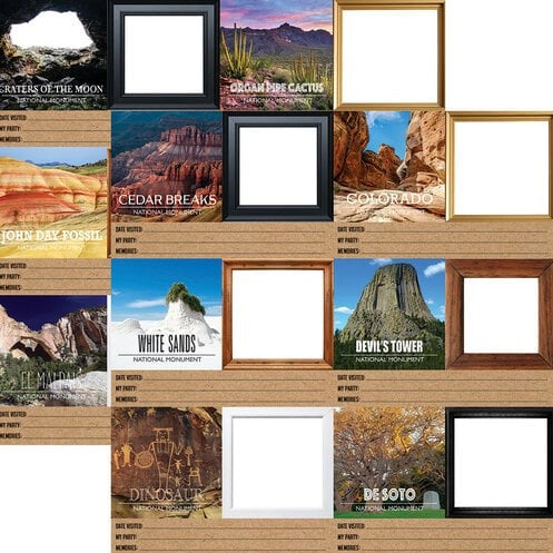 National Park Travelogue 12 x 12 Paper Bundle