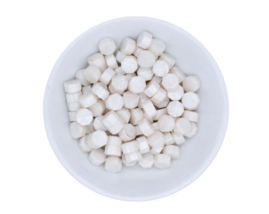 Pearl White Wax Beads
