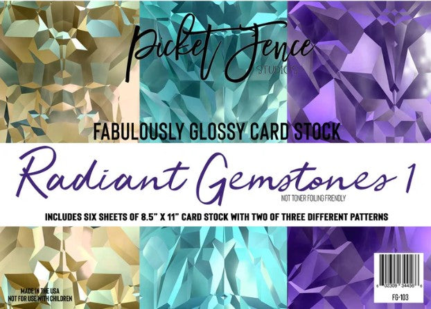 Radiant Gemstones 1 A2 Card Fronts