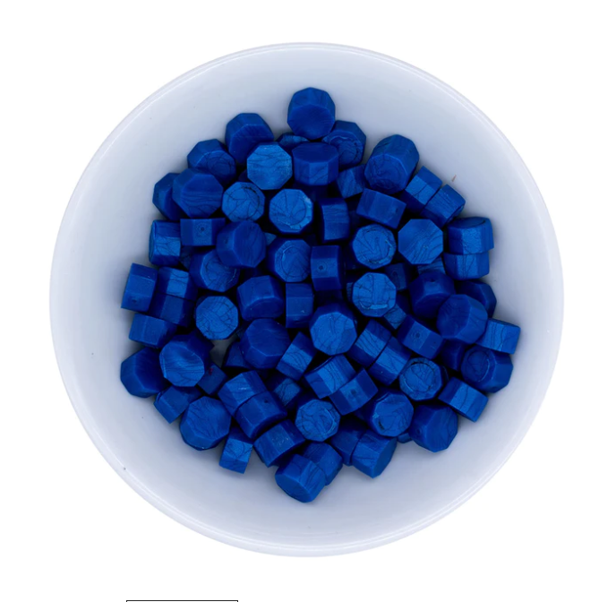 Royal Blue Wax Beads