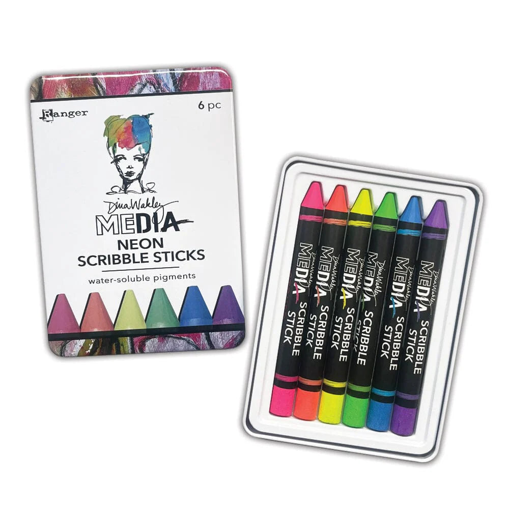 Scribble Sticks Neon Dina Wakley Media