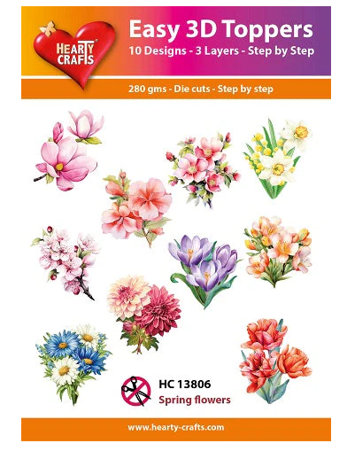 Spring Flowers HC13806 3D Toppers