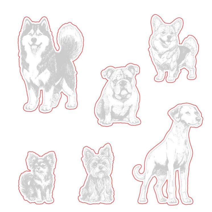 Tail Waggers Stamp and Metal Die Combo