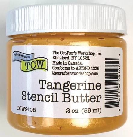 Tangerine Stencil Butter