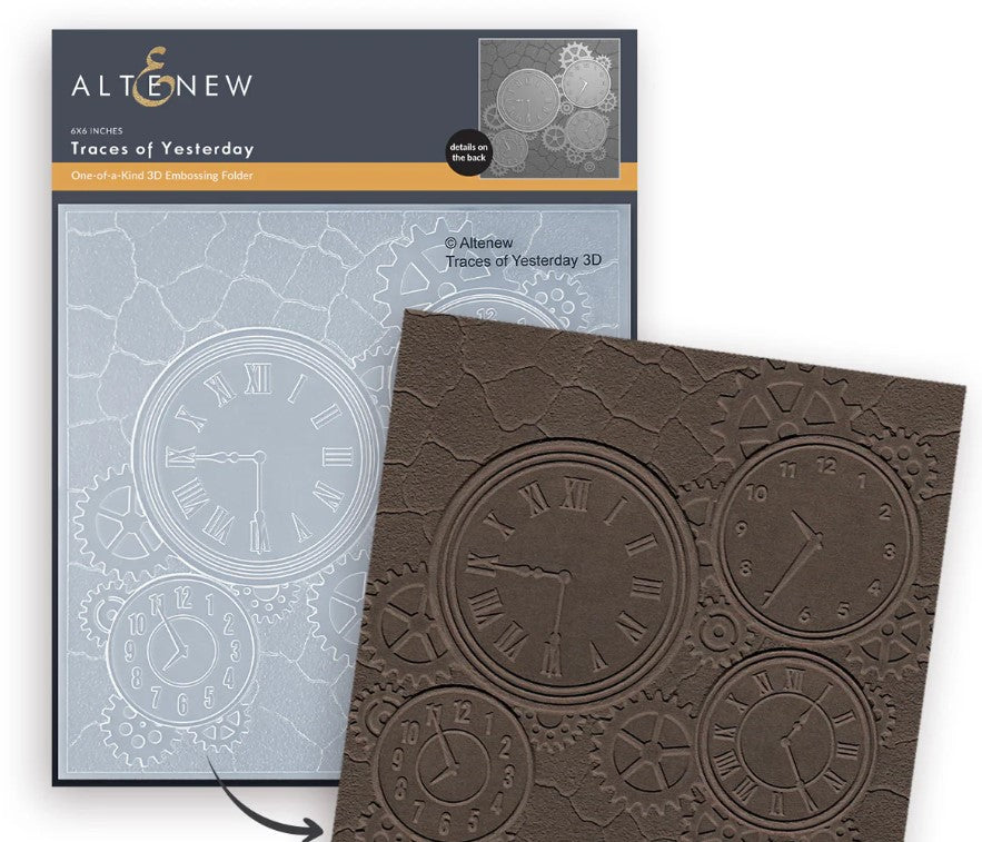 Traces of Yesterday 3D Embossing Folder
