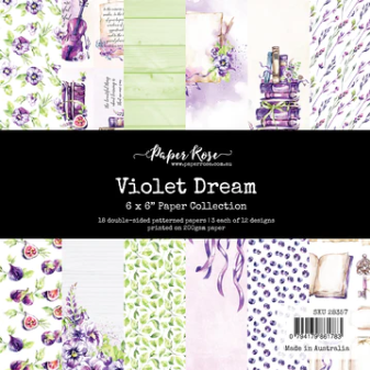 Violet Dream 6 x 6 Paper Collection