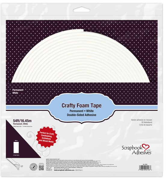 White Crafty Foam Tape