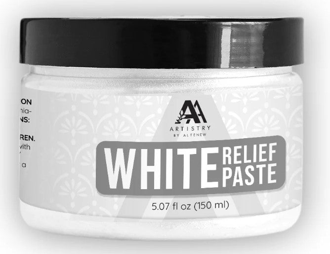 White Relief Paste