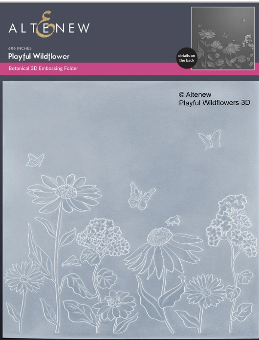 Playful Wildflowers - Embossing Folder