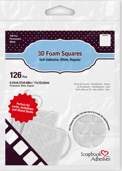 3D Foam Squares - Regular