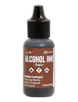 Sepia Alcohol Ink