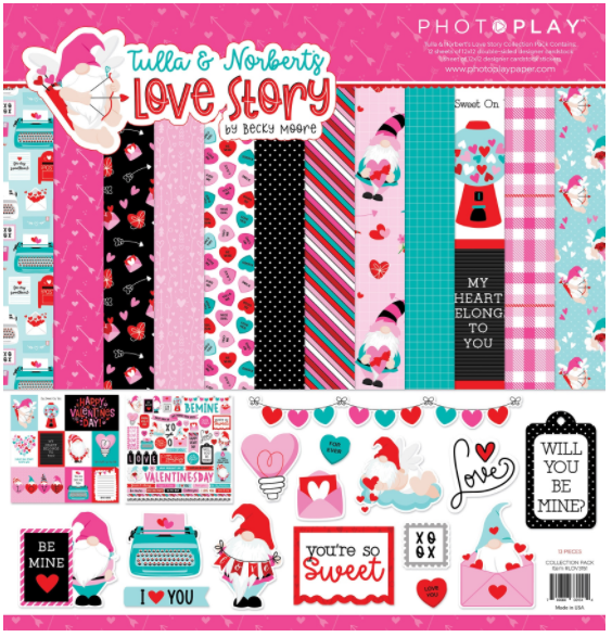 LOV3151 Love Story Collection Pack 12"X12"