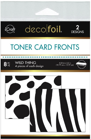 Deco Foil A2 Toner Card Fronts - Wild Thing — Valley Stamp and Scrap