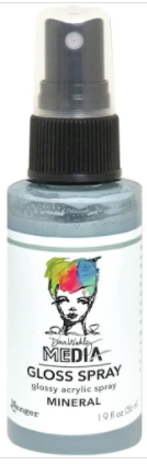 Dina Wakley Media Gloss Sprays 2oz-Mineral