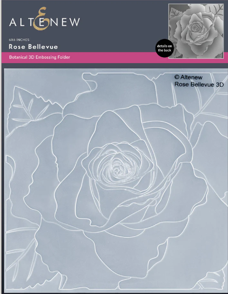 Rose Bellevue Embossing Folder
