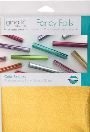 Gold Sequins Foils - Gina K