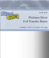 Platinum Silver Foil Sheets