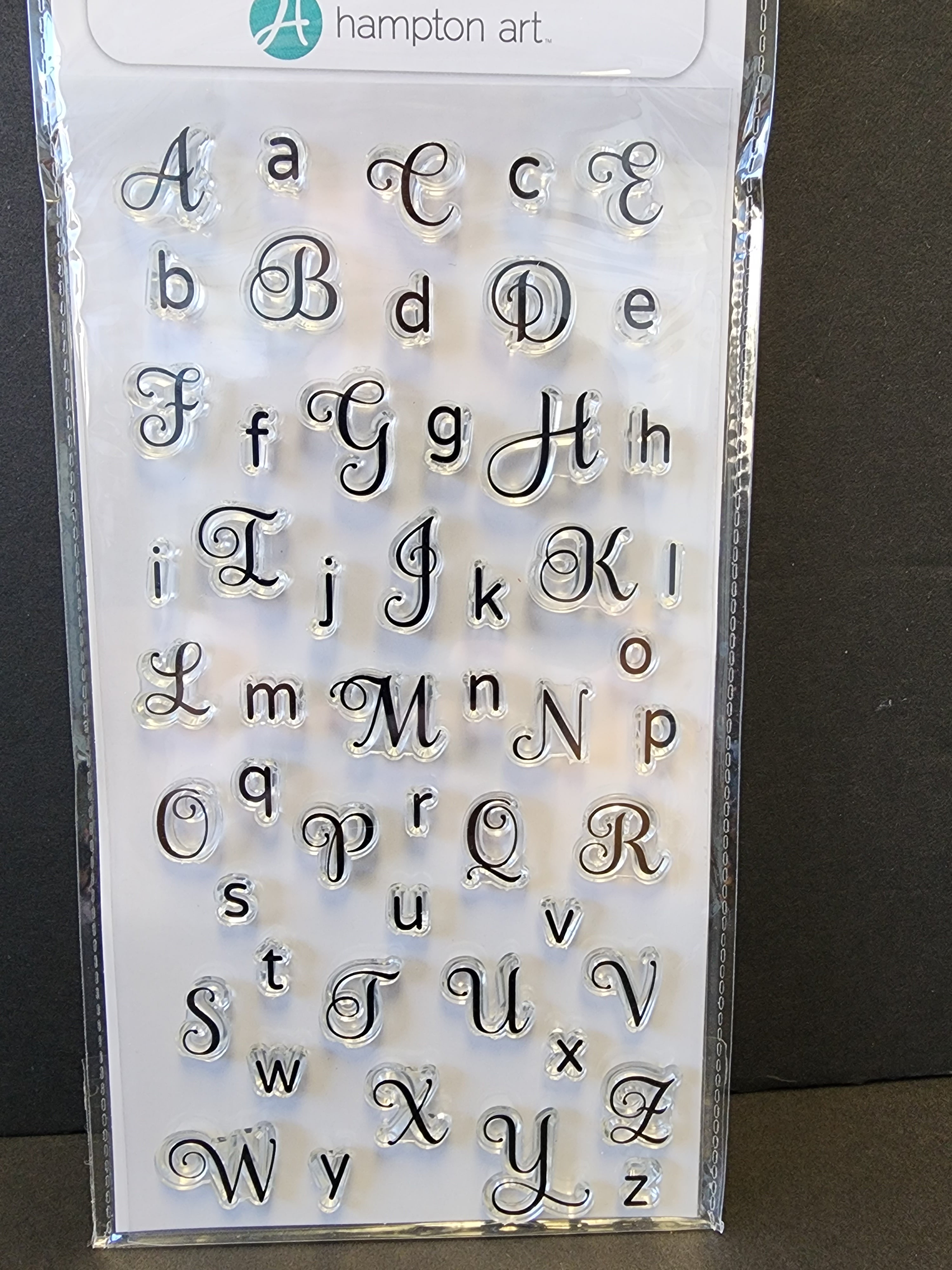 SC0782 Script Alphabet Letters Stamp Set