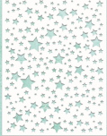 Stars Stencil 6 x 8